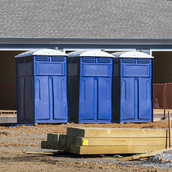 are there any restrictions on where i can place the porta potties during my rental period in Carrollton Texas